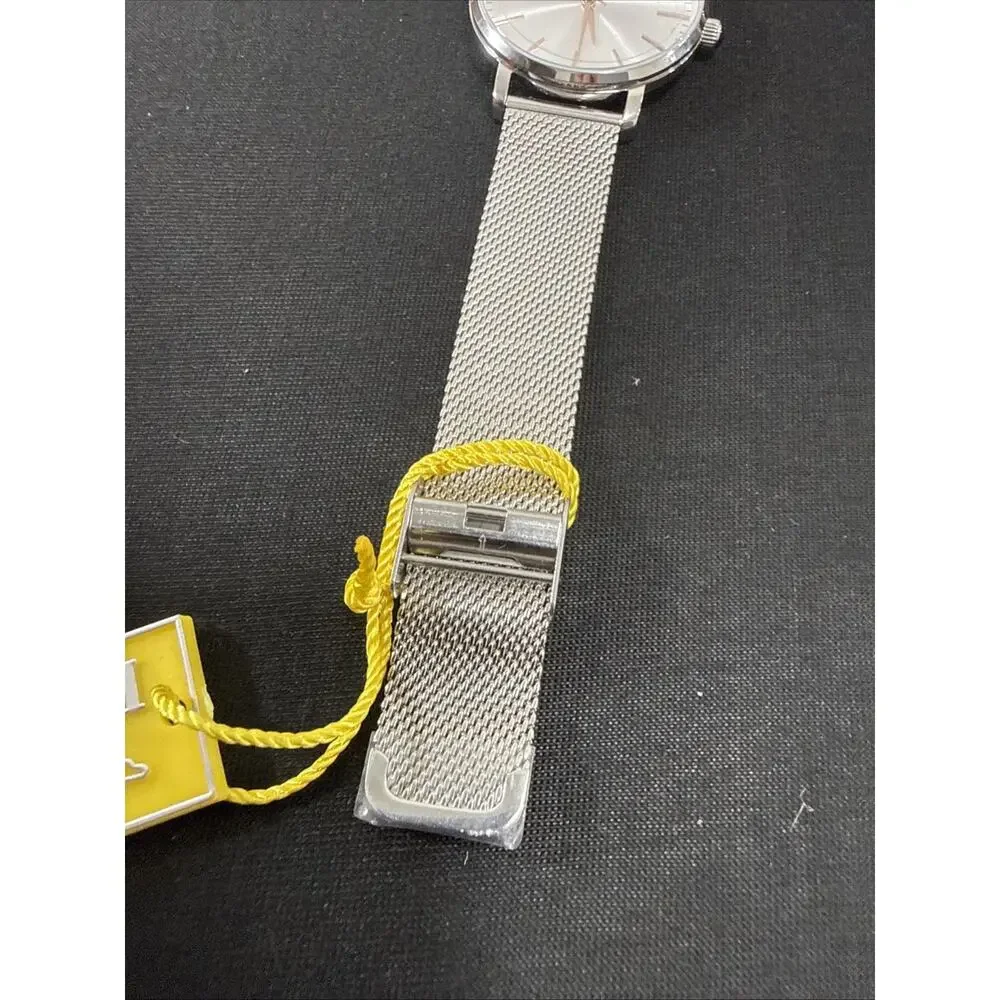 Invicta Angel 31068 New Battery 38mm Stainless Steel Silver Dial Steel Mesh Band